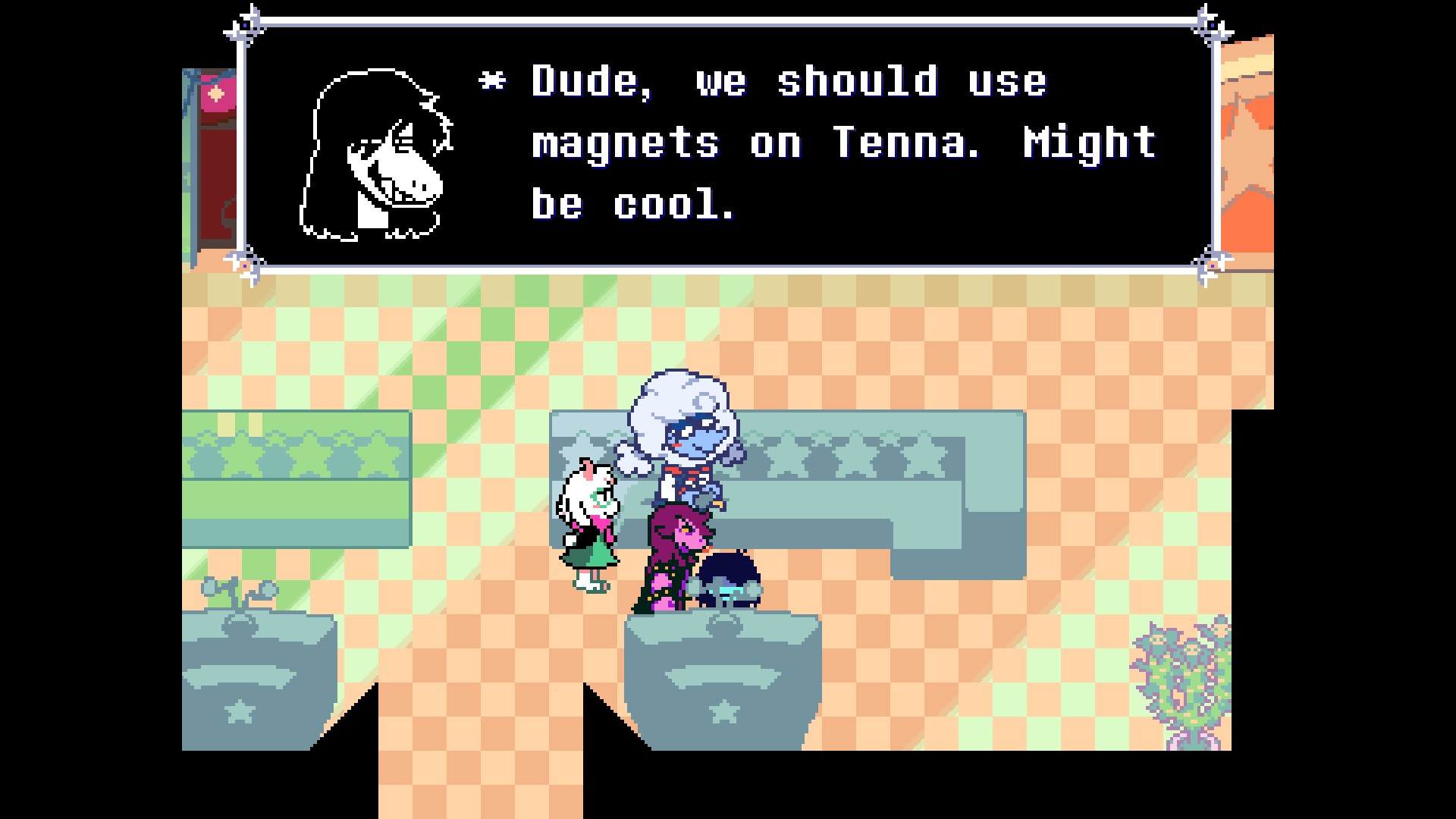 A screenshot of DELTARUNE
