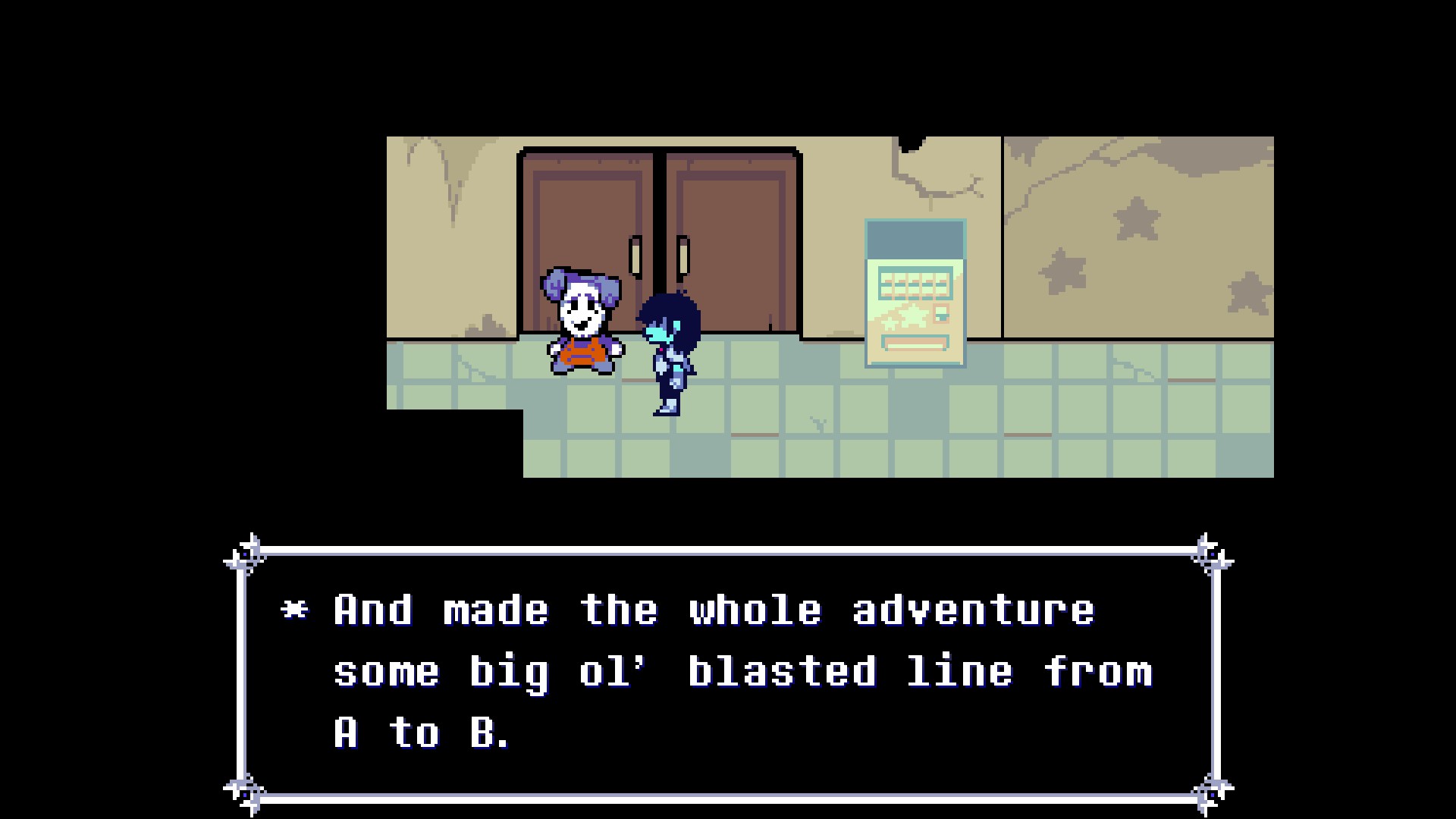 A screenshot of DELTARUNE