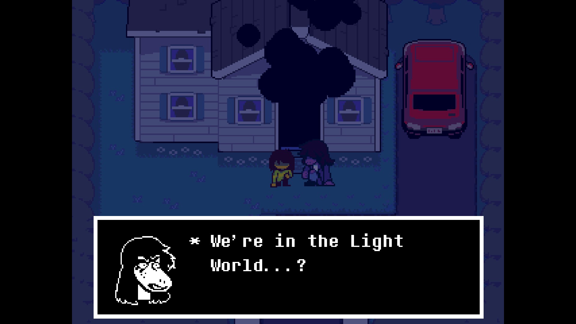A screenshot of DELTARUNE