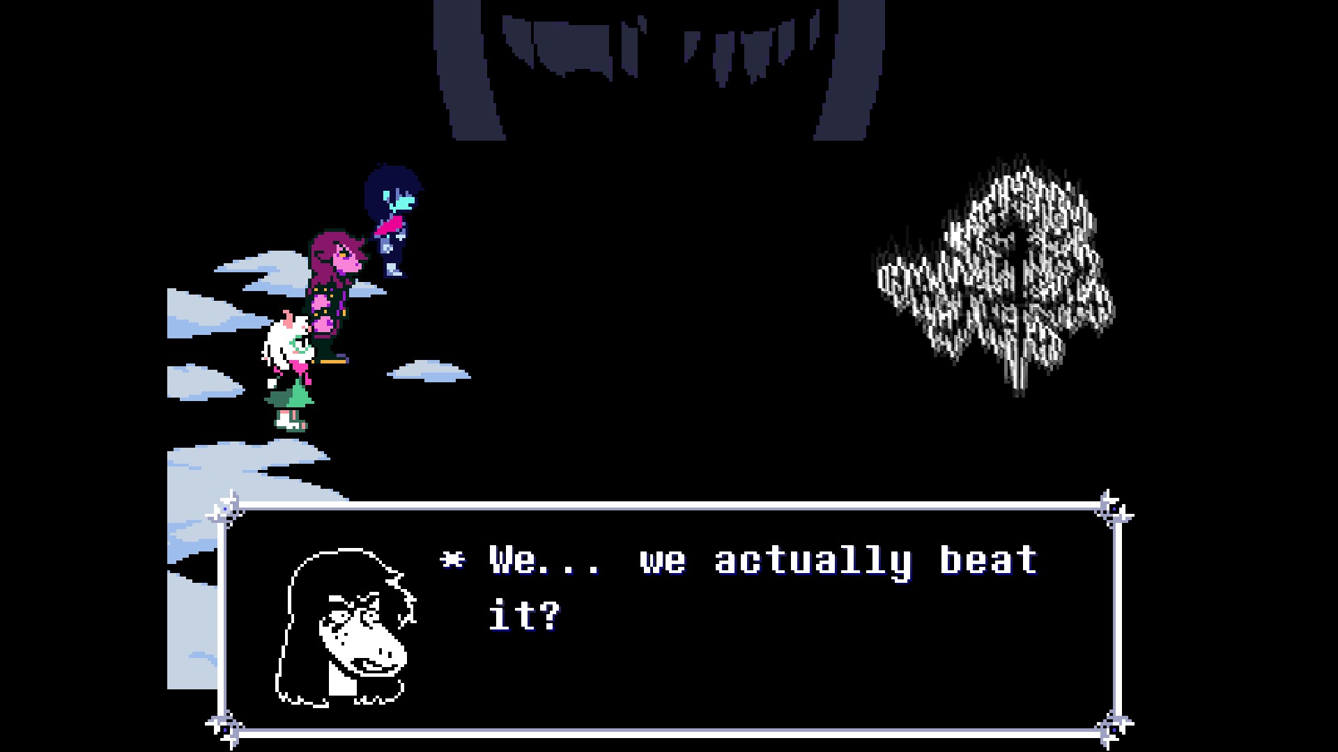 A screenshot of DELTARUNE