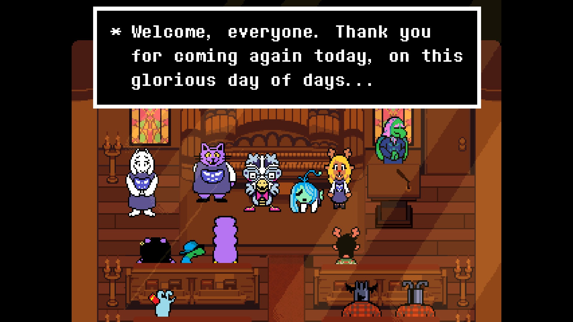 A screenshot of DELTARUNE