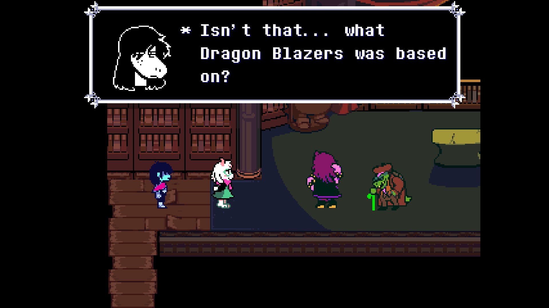A screenshot of DELTARUNE