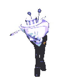 a man with a TV head does an old timey show dance by swinging his arms and legs around.