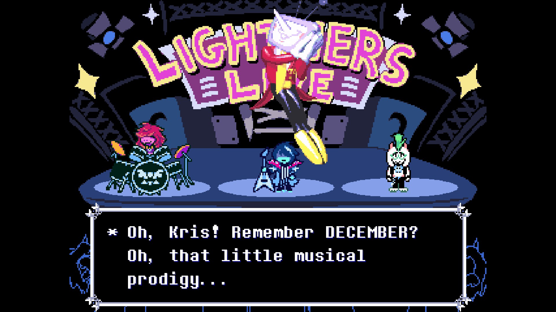 A screenshot of DELTARUNE
