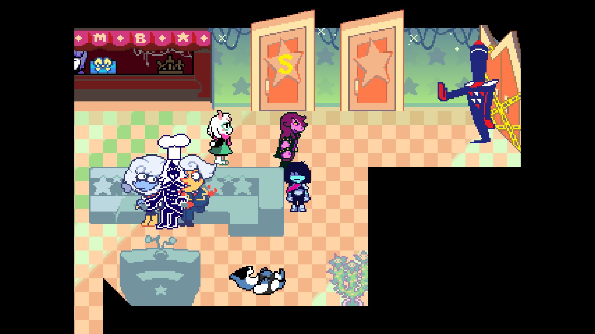 A screenshot of DELTARUNE