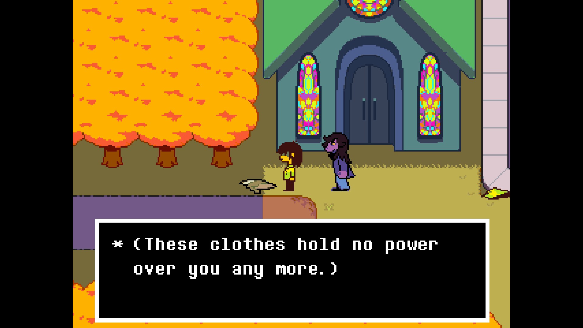 A screenshot of DELTARUNE