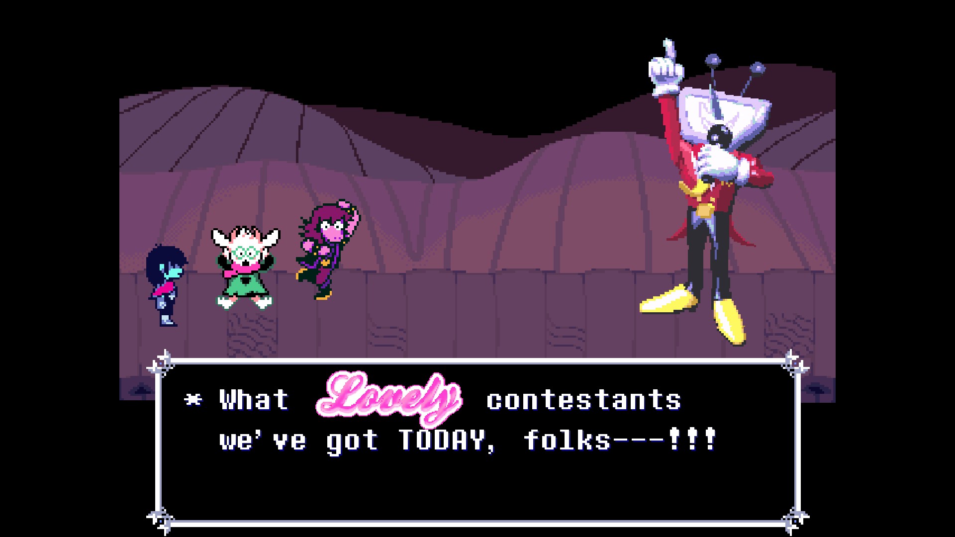 A screenshot of DELTARUNE